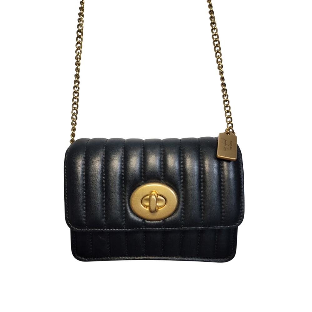 Coach x Jennifer Lopez Bowery Crossbody Bag with Linear Quilting